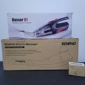 Car massager with car vacuum and car usb charger